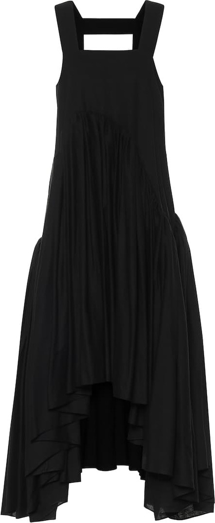 LOEWE Paula’s Ibiza linen-blend midi dress