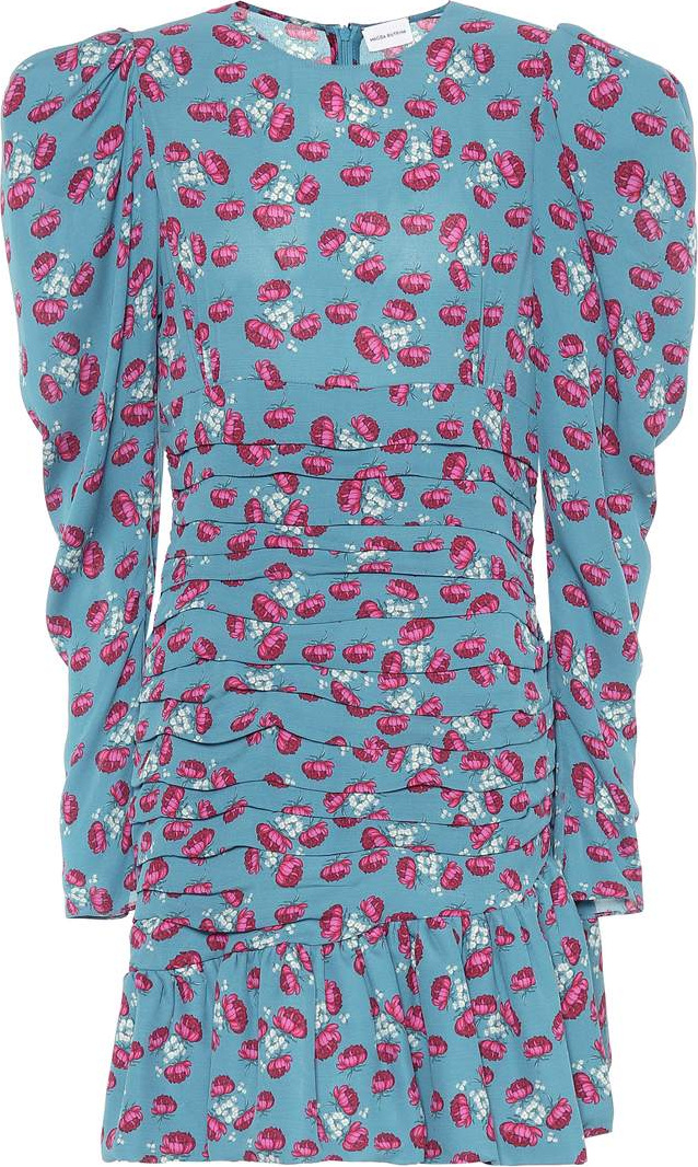 Magda Butrym Borneo floral silk minidress