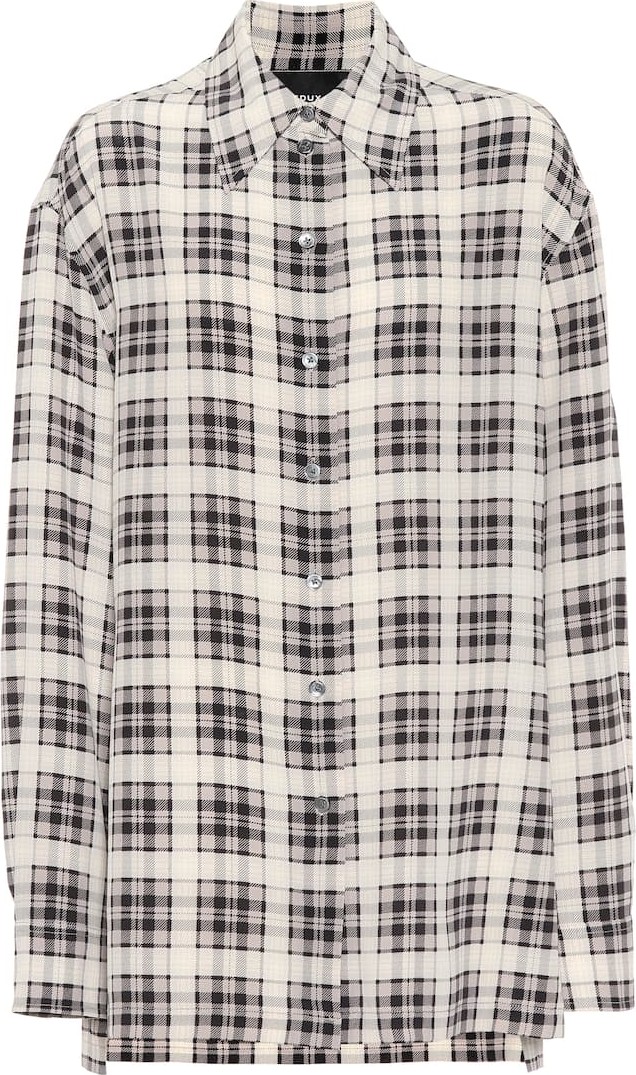 MARC JACOBS Checked silk shirt
