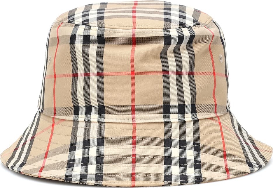 Burberry London England Vintage Check cotton bucket hat