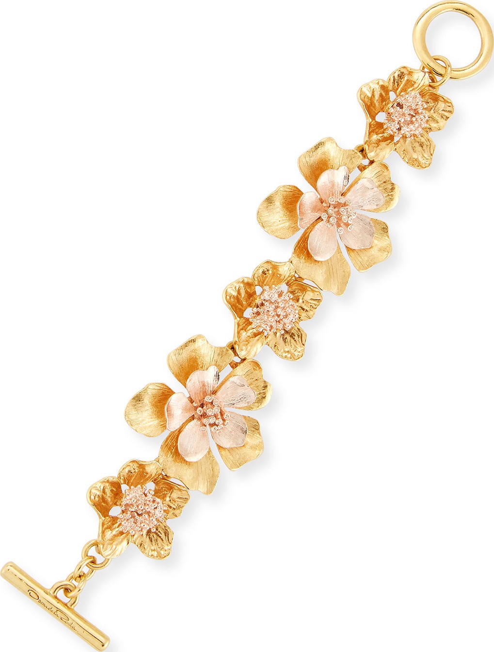 Oscar De La Renta Bold Flower Bracelet