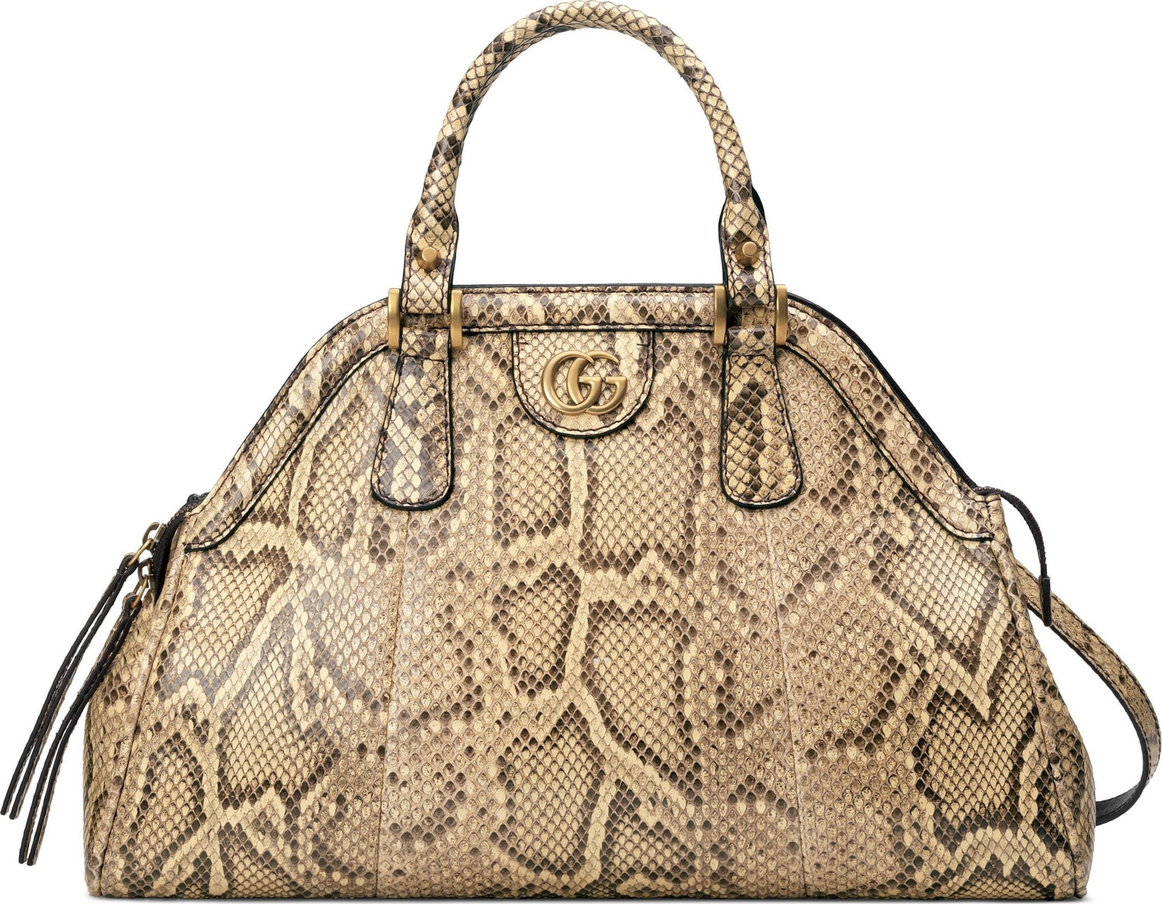 Gucci Medium RE(BELLE) Genuine Python Satchel