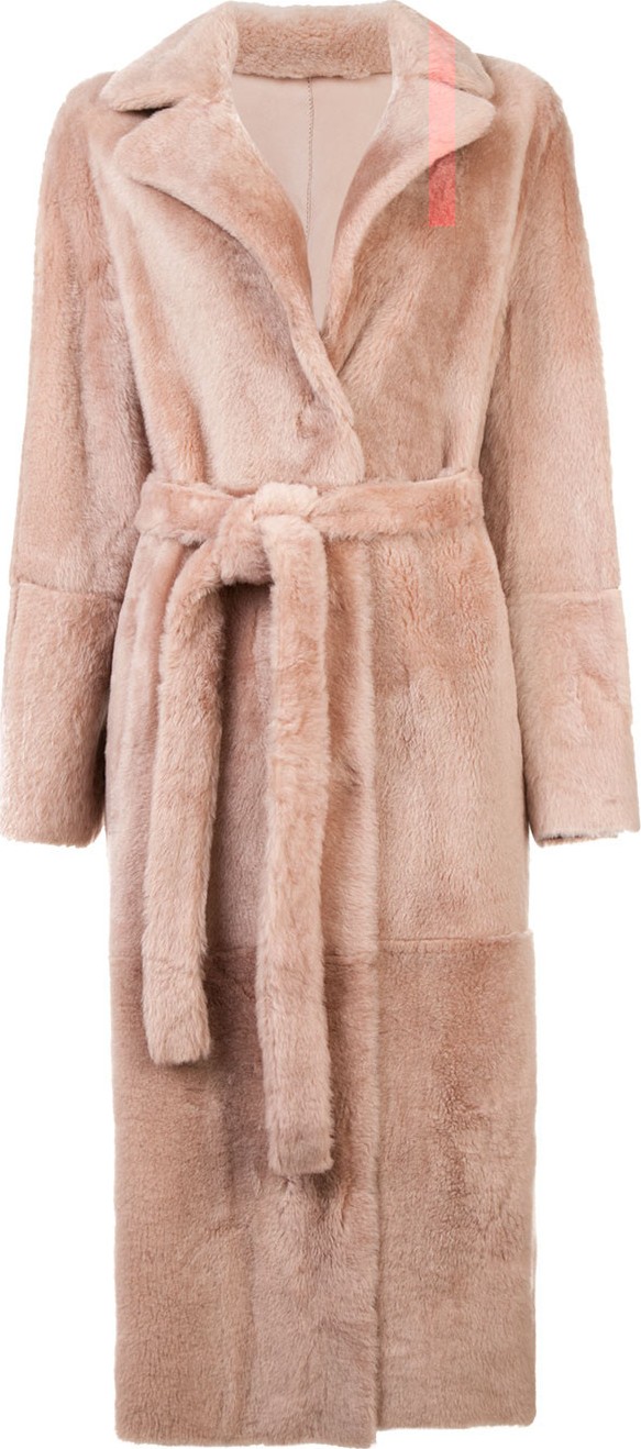 Yves Salomon Lacon lamb coat