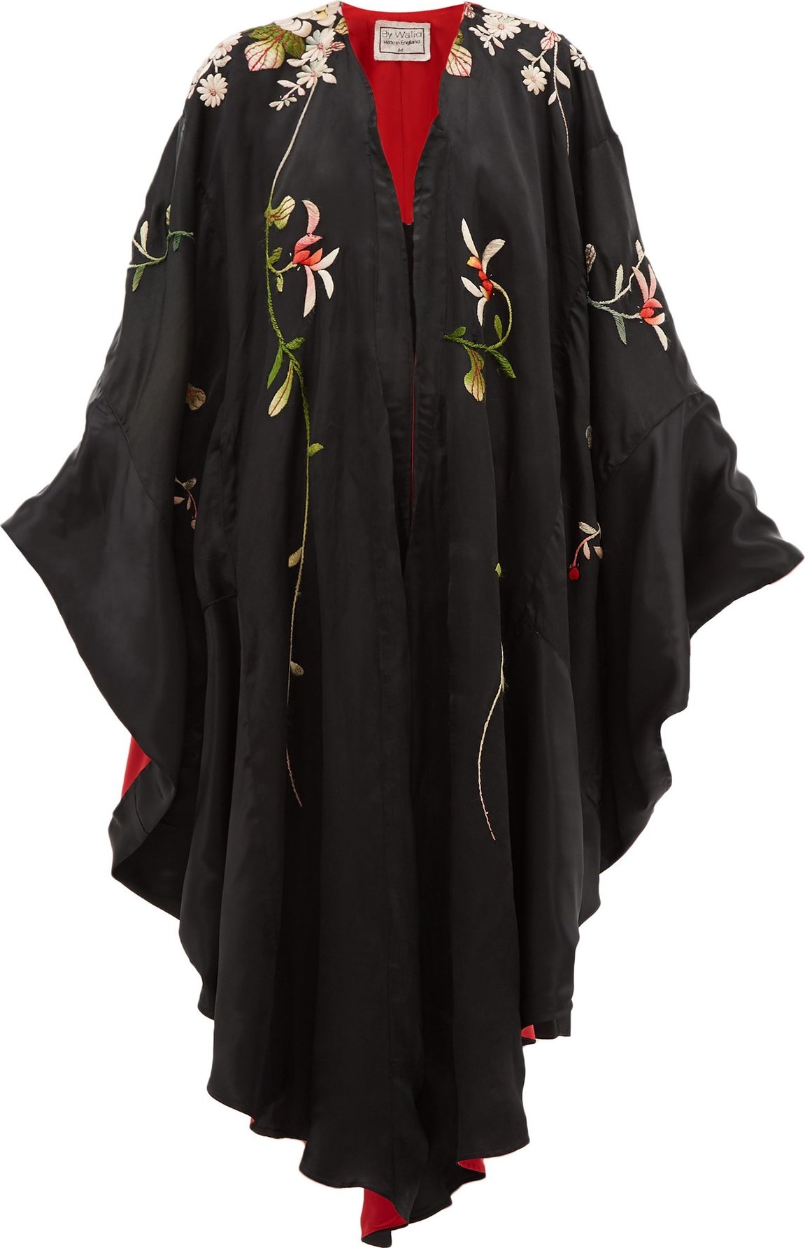 By Walid Conchita 19th-century embroidered silk shawl