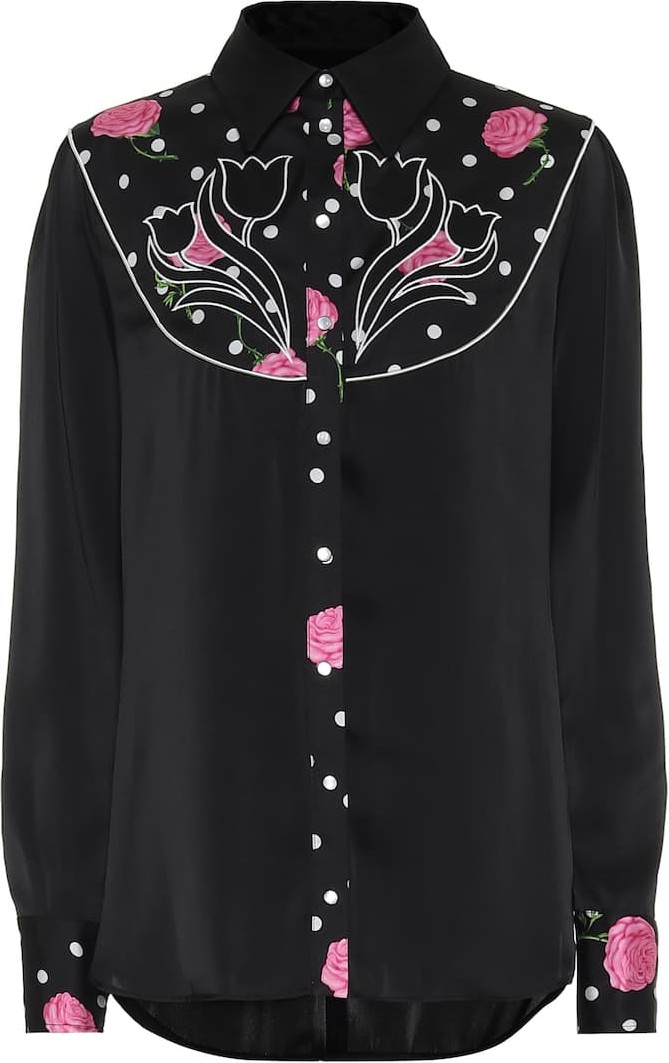 Paco Rabanne Satin shirt