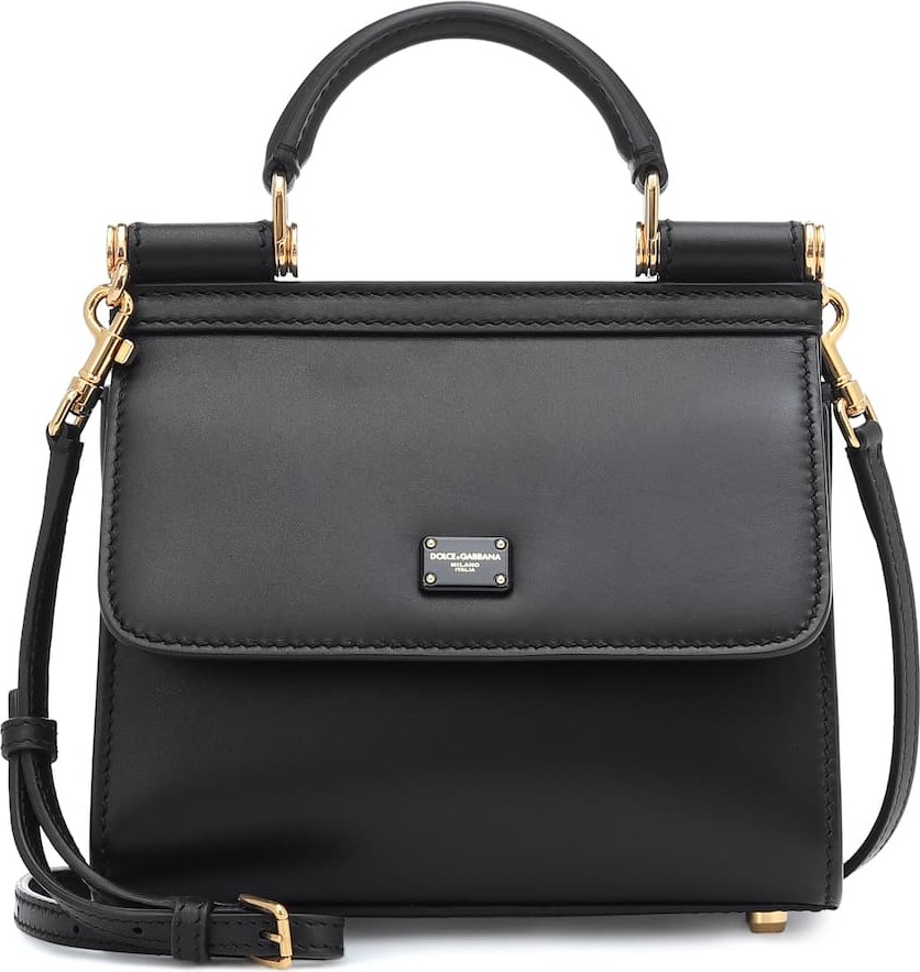 Dolce & Gabbana Sicily 58 Mini leather tote