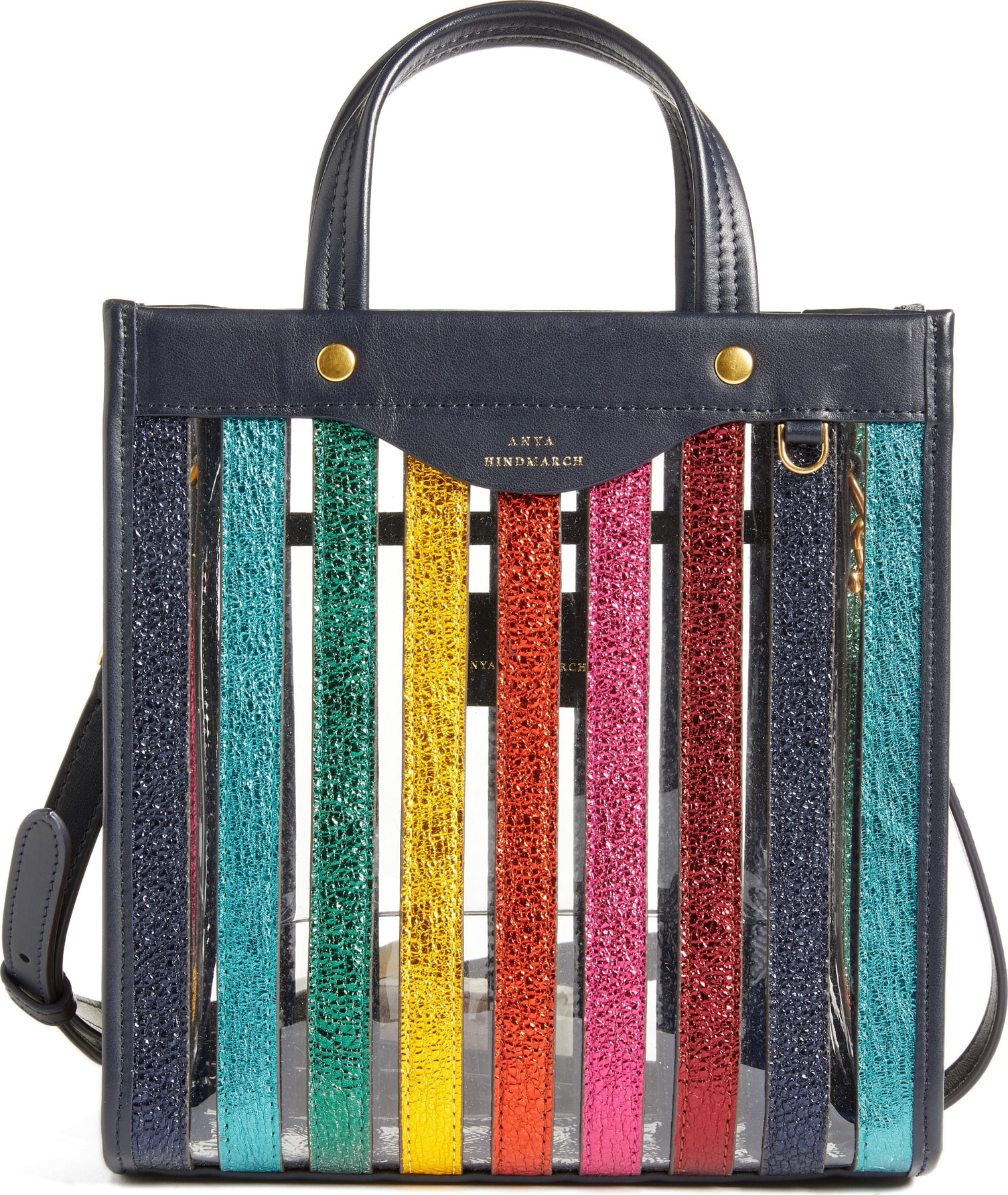 Anya Hindmarch Mini Multi Stripe Tote