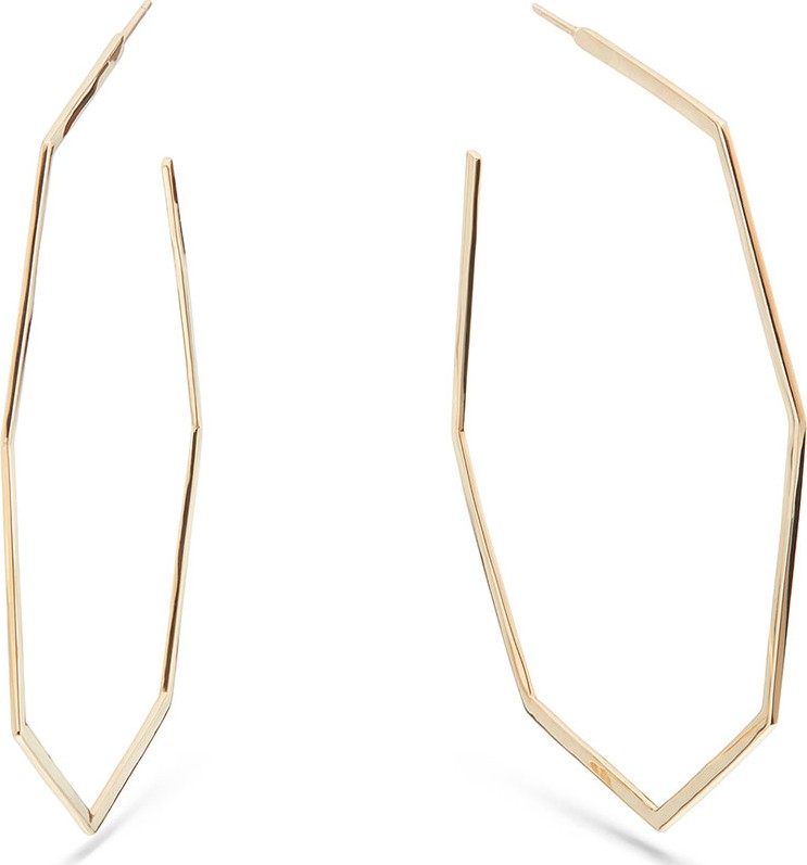 Lana 14k Gold Octagonal Hoop Earrings