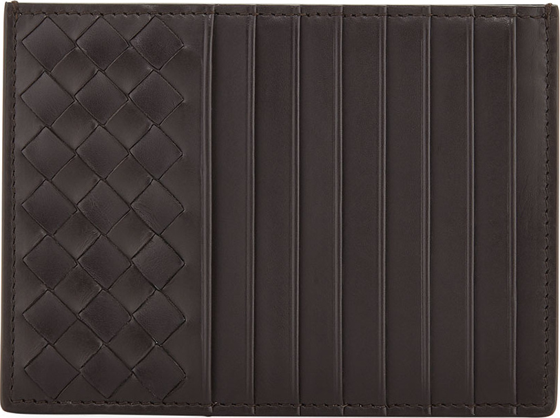 Bottega Veneta Woven Napa Zip Coin Card Case