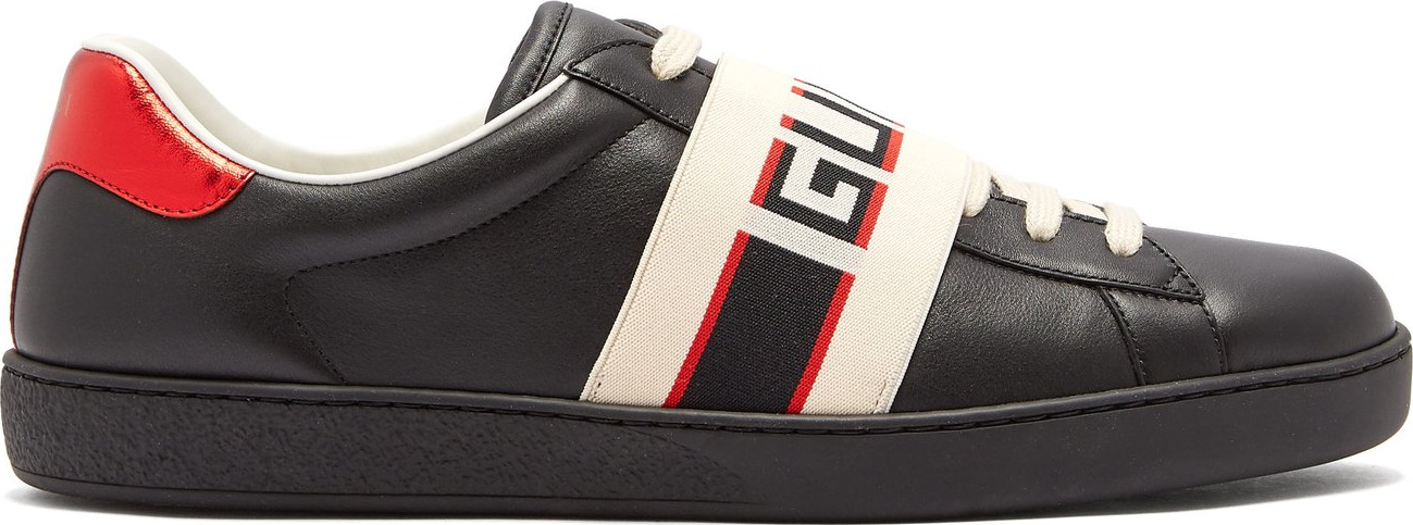 Gucci New Ace low-top leather trainers