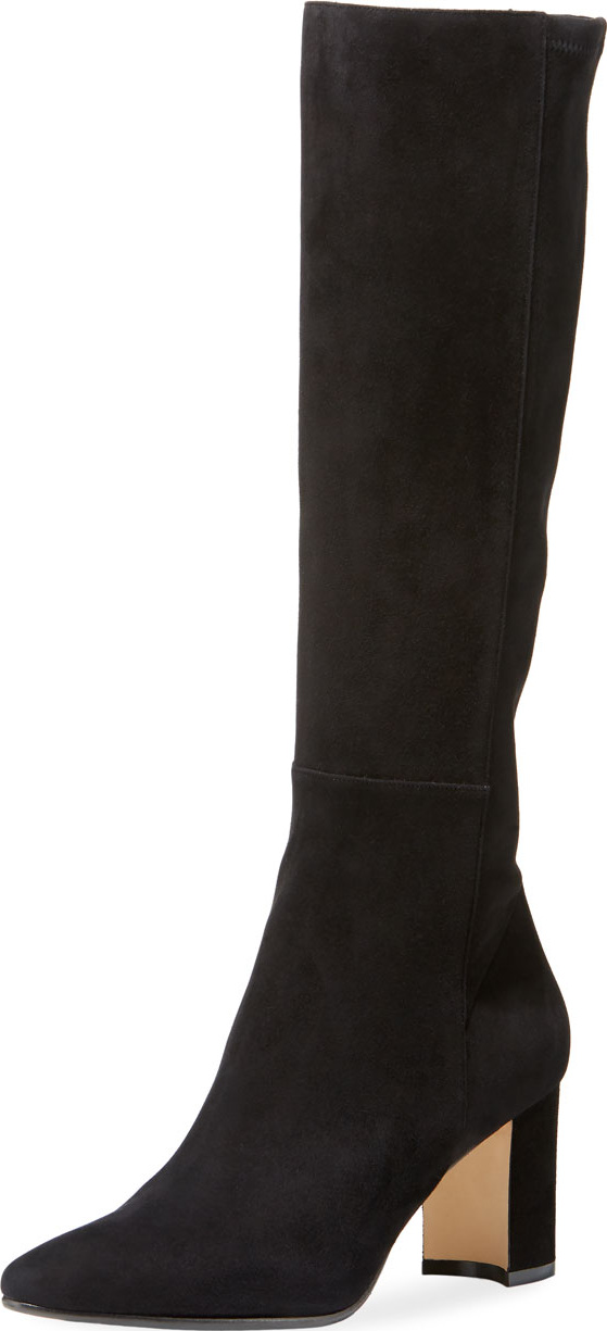 Manolo Blahnik Pampita Suede Knee Boot