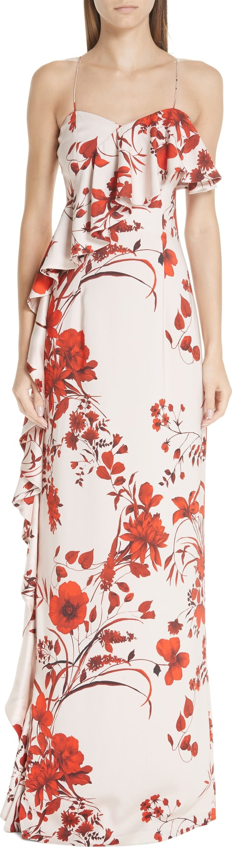 Sachin & Babi Noir Putri Floral Print Gown