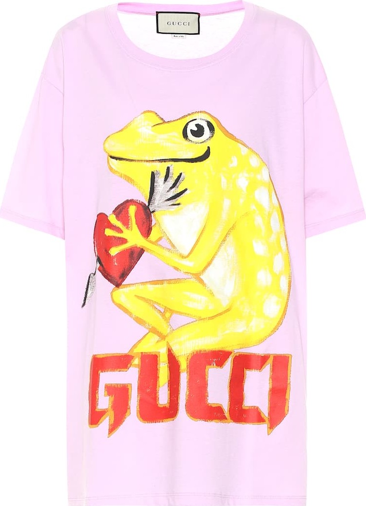 Gucci Printed cotton T-shirt