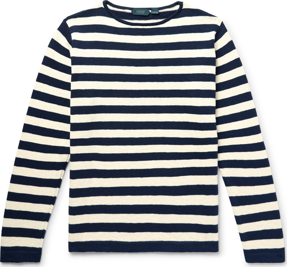 Incotex Striped Cotton Sweater