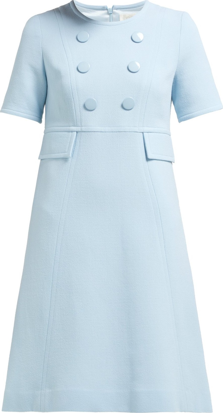 Goat Brigitte wool-crepe dress