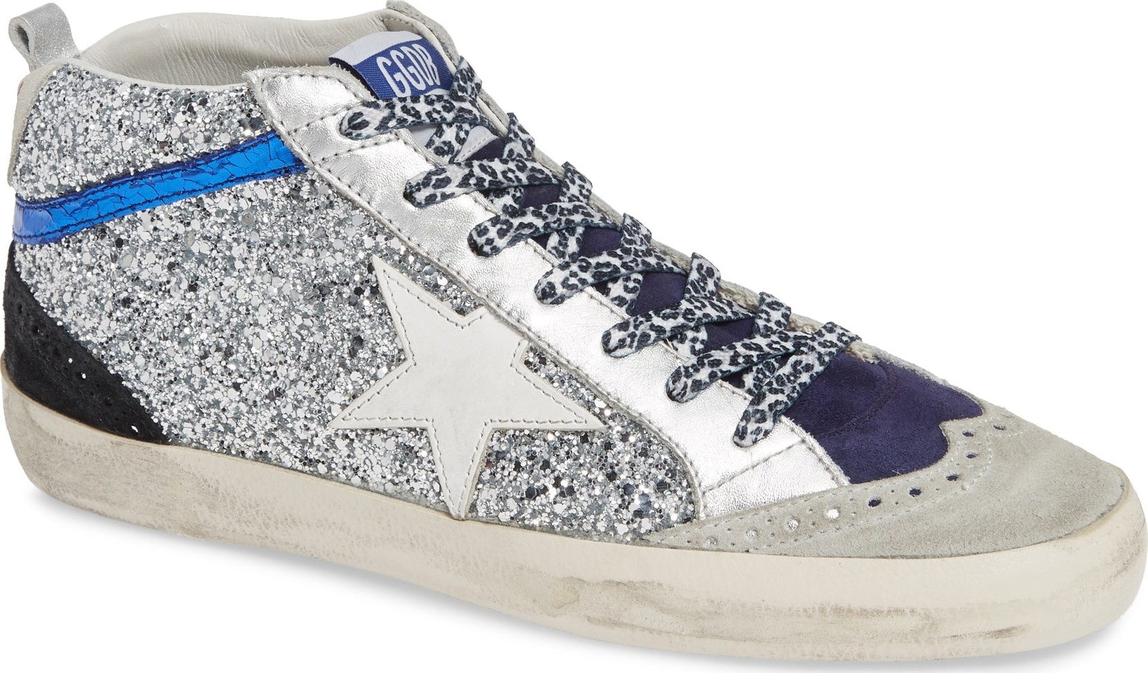 Golden Goose Deluxe Brand Mid Star Glitter Sneaker