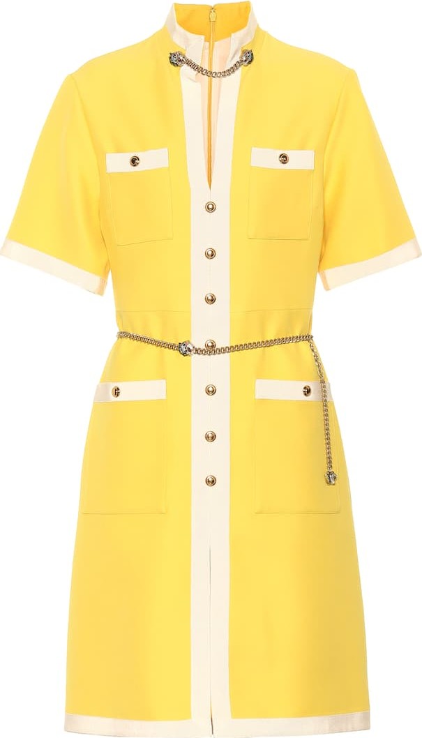 Gucci Wool and silk cady dress