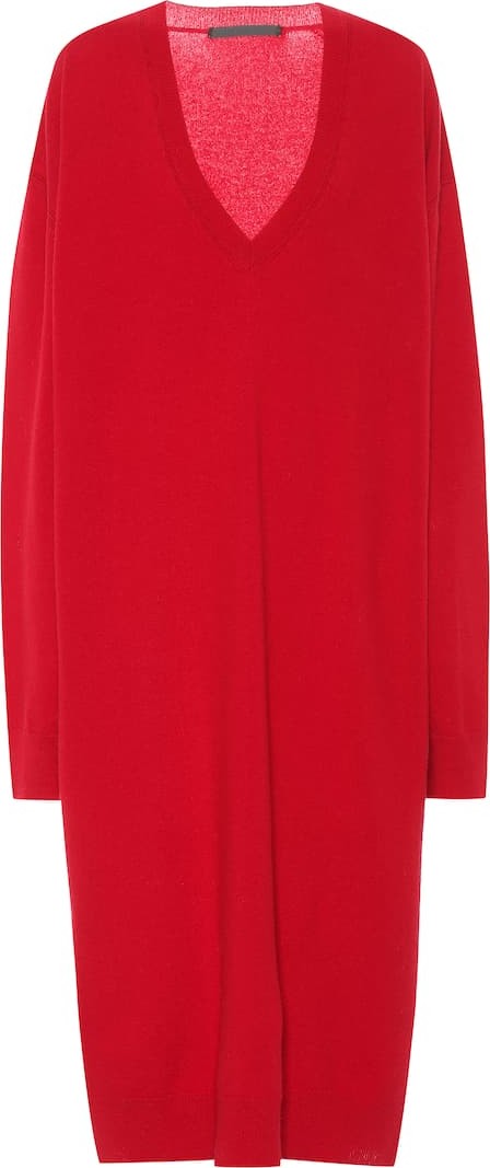 Haider Ackermann Wool and cashmere midi dress