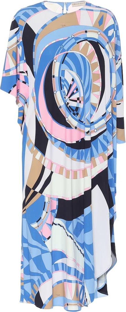 Emilio Pucci Printed jersey midi dress