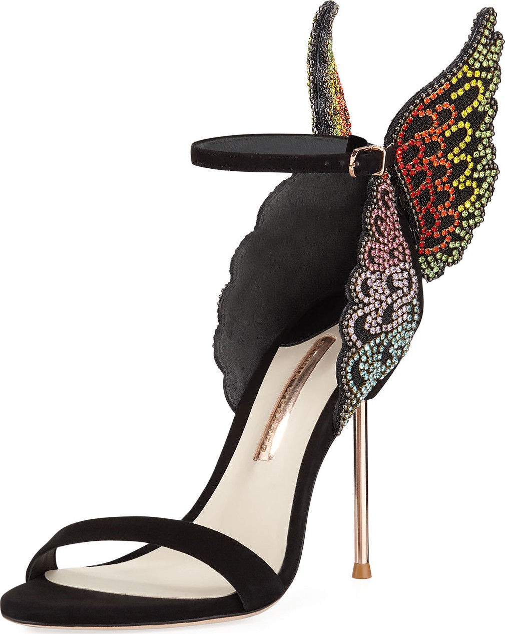 Sophia Webster Evangeline Crystal Angel Wing Sandal