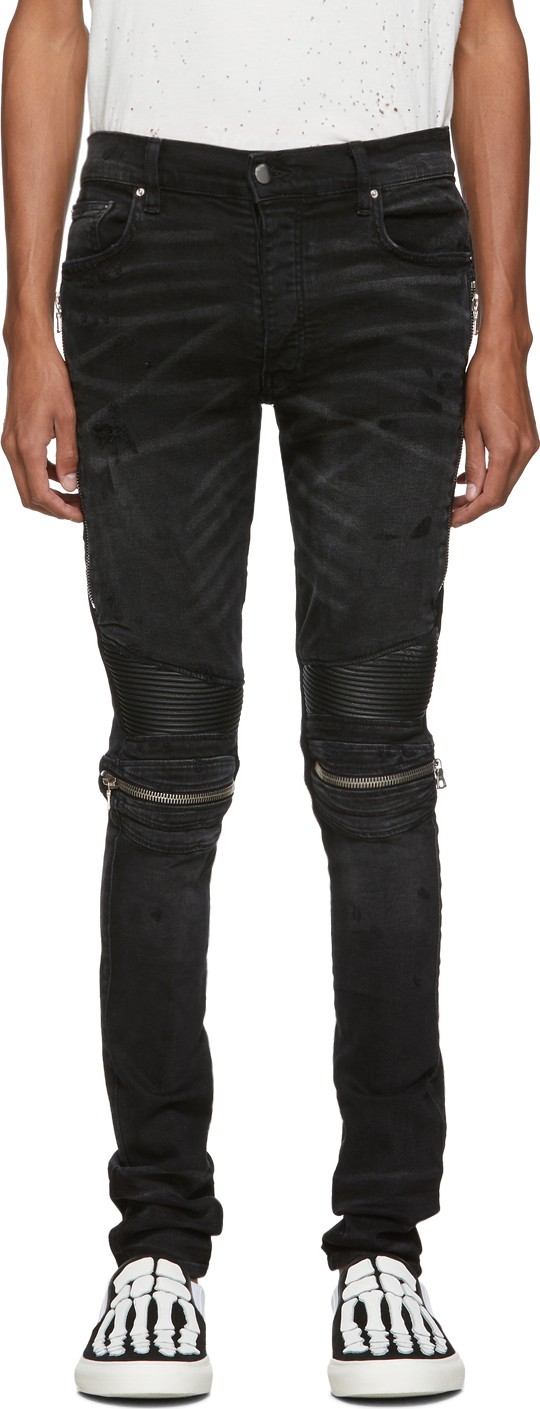 Amiri Black Rough MX2 Jeans