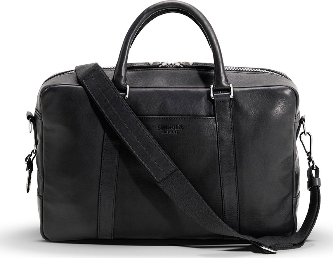 Shinola Men's Slim Leather Briefcase