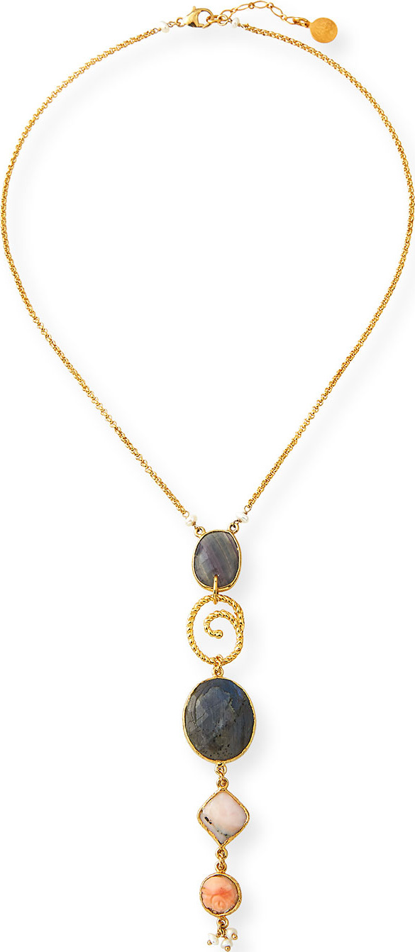 GAS Bijoux Poeme Y-Drop Pendant Necklace