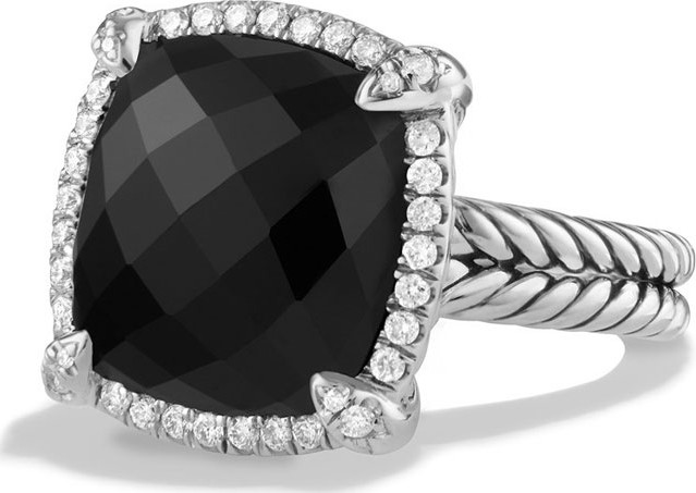 David Yurman 14mm Châtelaine Ring with Diamonds