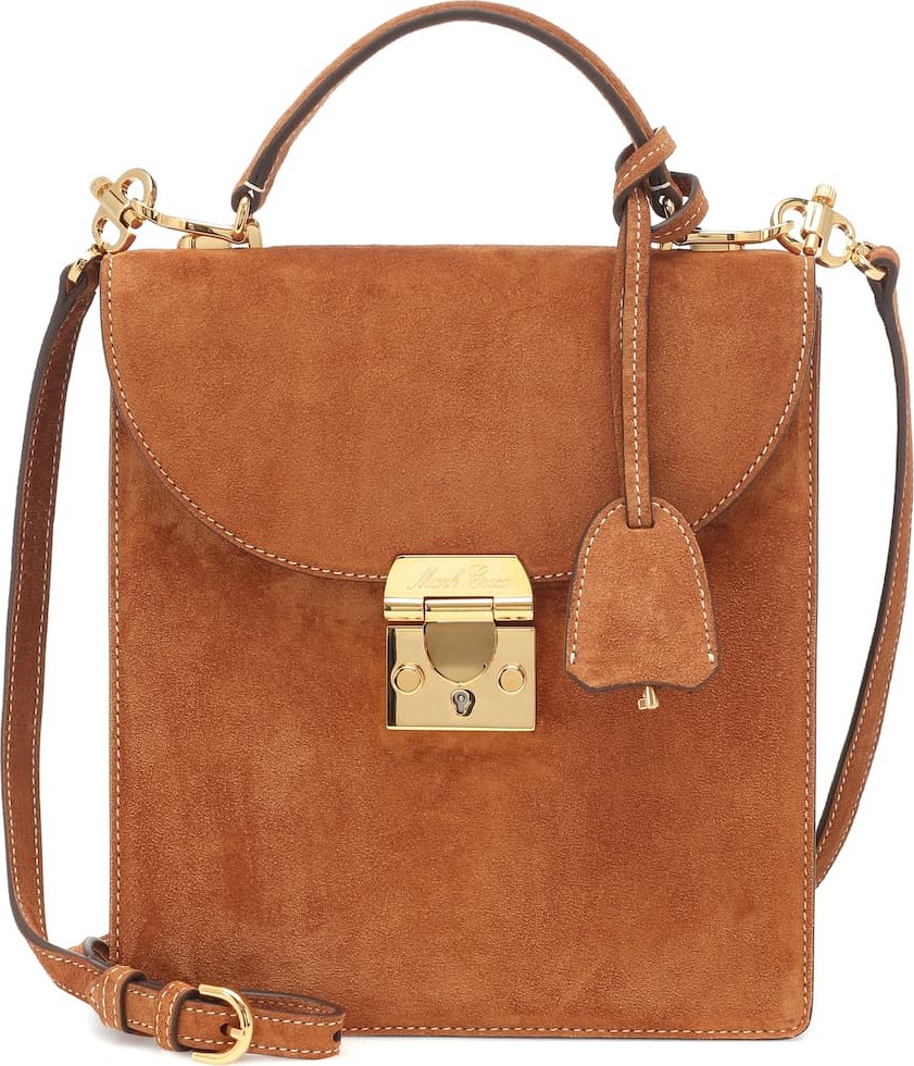 Mark Cross Uptown suede shoulder bag