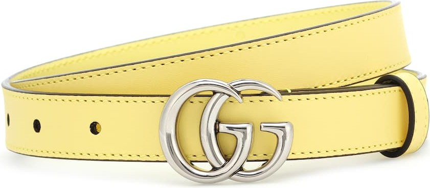 Gucci GG leather belt