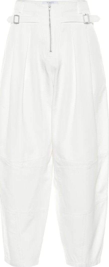 Givenchy High-waisted cotton pants