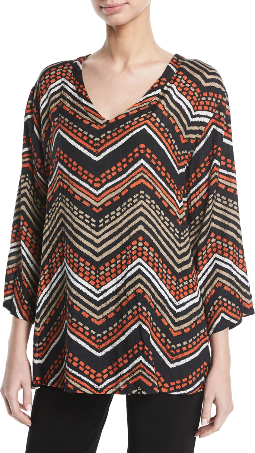 Masai Bahati Relaxed Geometric Top
