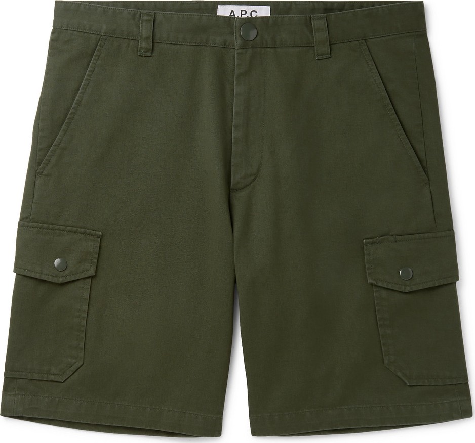 A.P.C. Slim-Fit Cotton-Twill Cargo Shorts