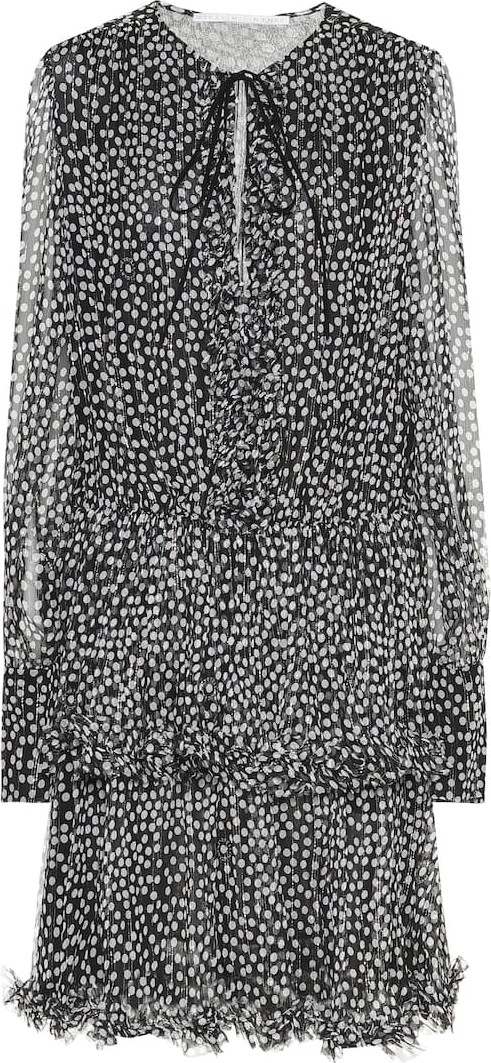 Stella McCartney Polka-dot silk-blend minidress