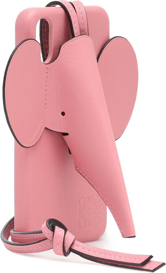 LOEWE Elephant leather iPhone X case