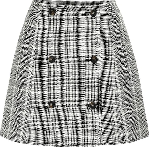 Stella McCartney Checked wool miniskirt