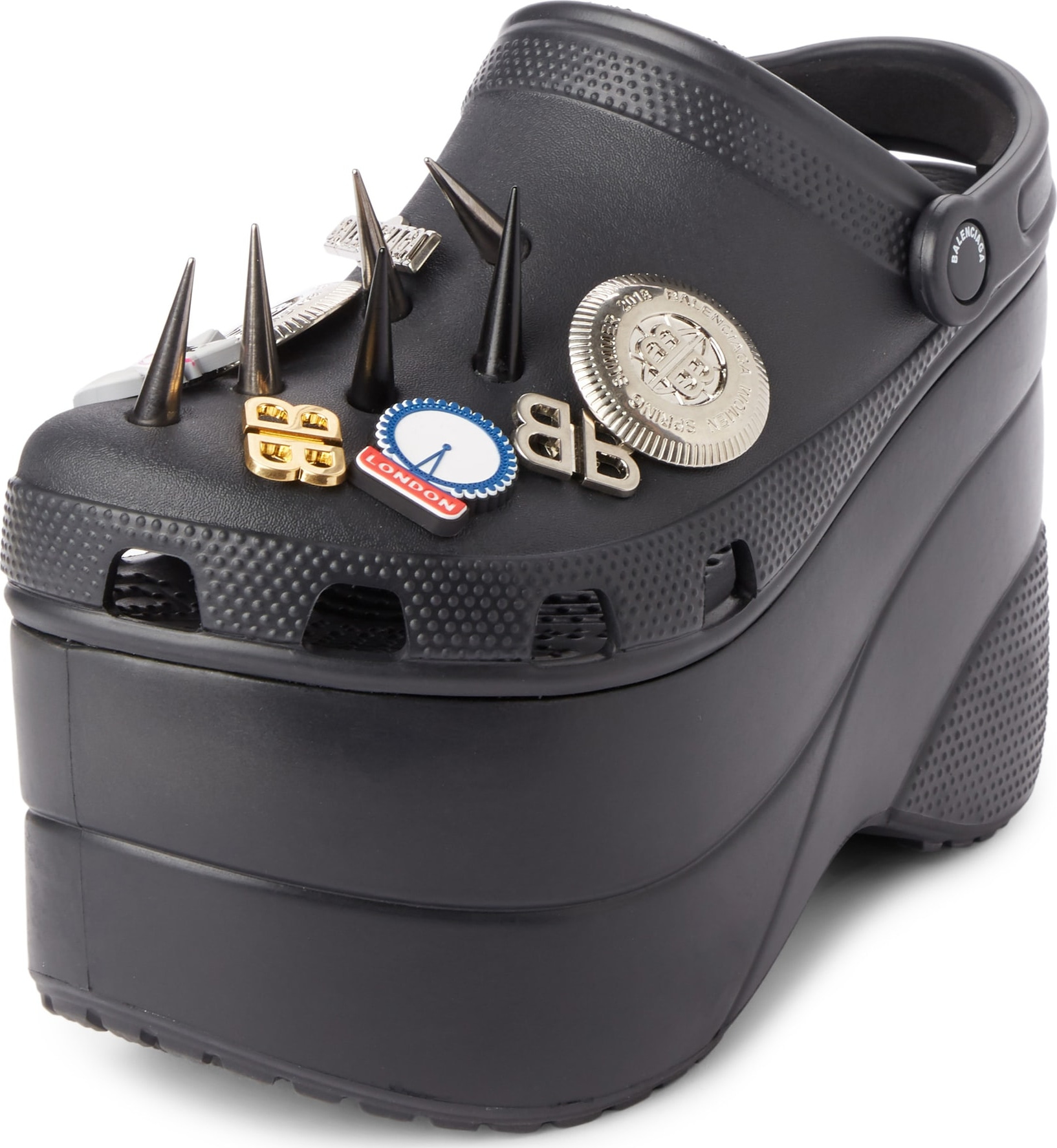 Balenciaga Foam Embellished Platform Clog