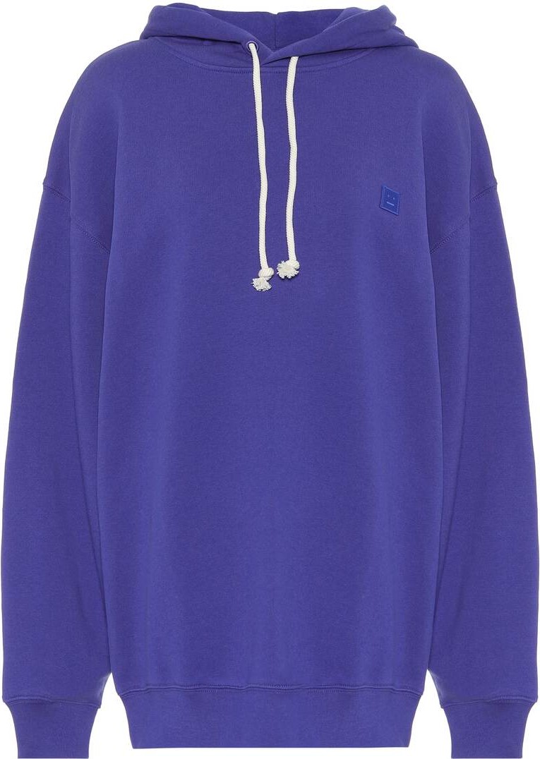 Acne Studios Face oversized cotton-jersey hoodie