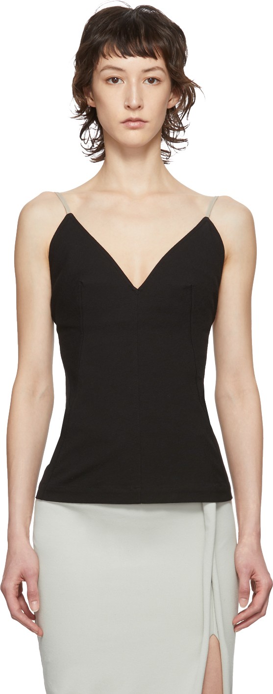 Rick Owens SSENSE Exclusive Black Maillot Top