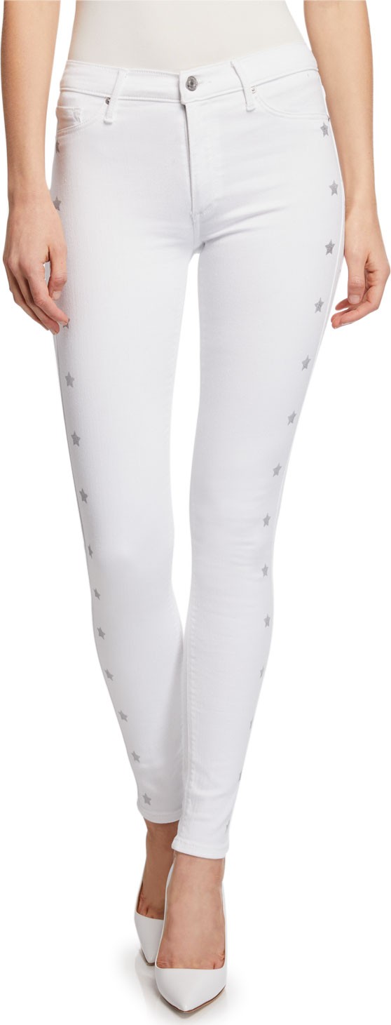Black Orchid Gisele High-Rise Super Skinny Jeans with Metallic Stars
