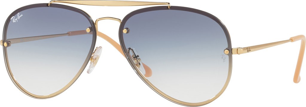 Ray Ban Brow Bar Aviator Sunglasses