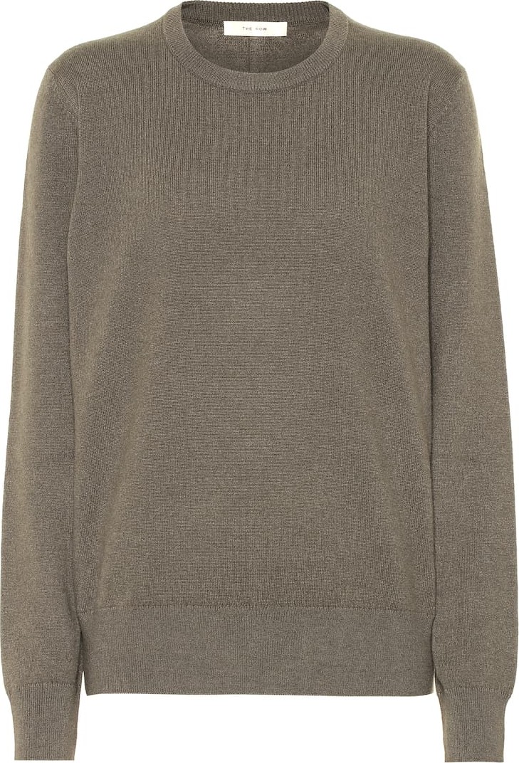 THE ROW Olive cashmere sweater