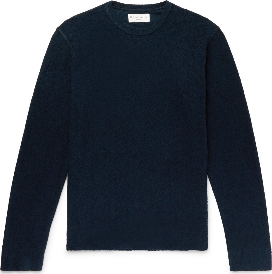 Officine Générale Cotton-Terry Sweatshirt