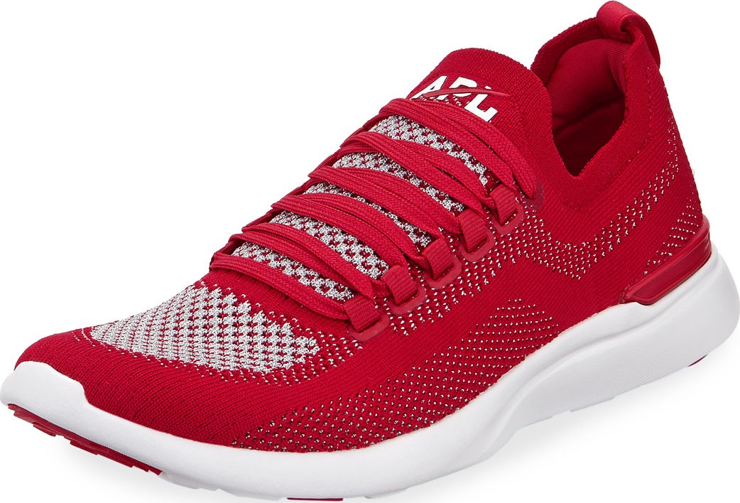 Athletic Propulsion Labs Techloom Breeze Metallic Knit Mesh Running Sneakers