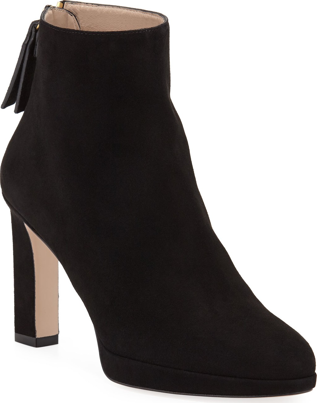 Stuart Weitzman Delphine Suede Ankle Booties