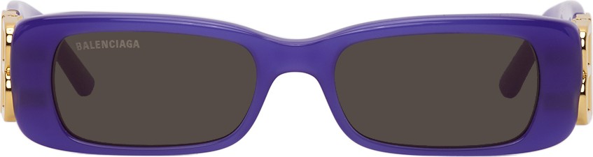 Balenciaga Purple Rectangular Sunglasses Balenciaga Purple Rectangular Sunglasses