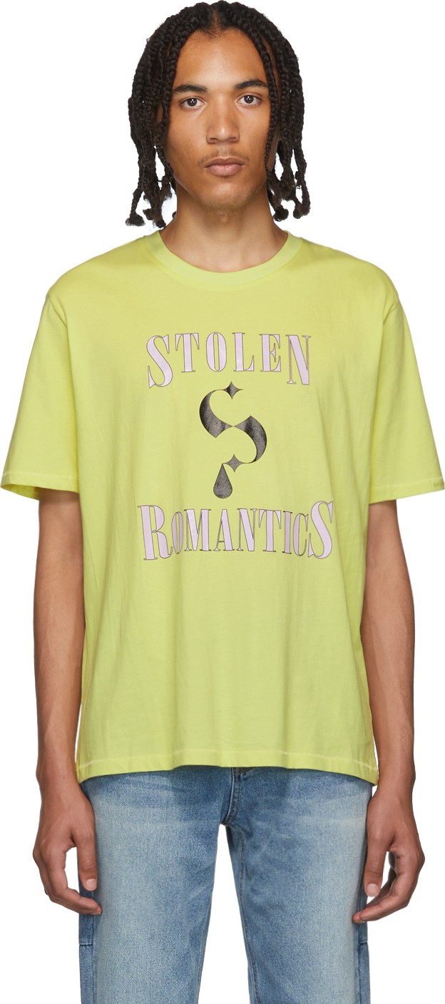 Stolen Girlfriends Club Green 'Stolen Romantics' T-Shirt