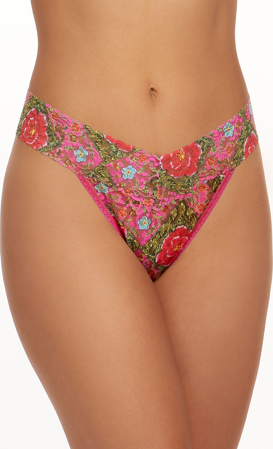 Hanky Panky Pearl River Peonies Original-Rise Thong