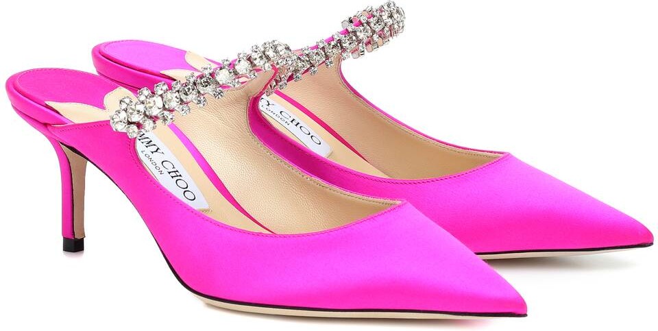 Jimmy Choo Exclusive to Mytheresa – Bing 65 satin mules