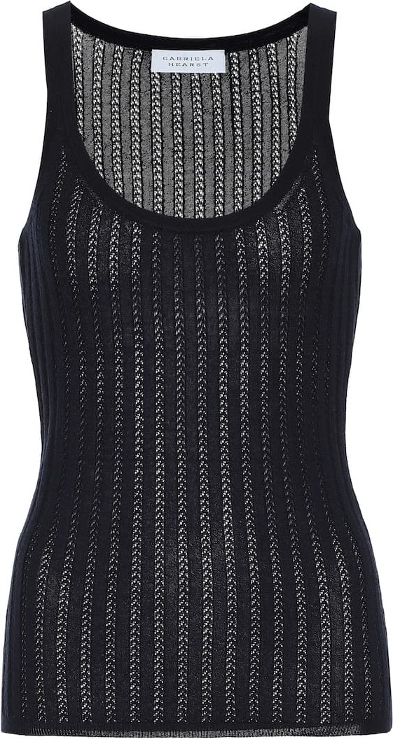 Gabriela Hearst Nevin cashmere and silk tank top